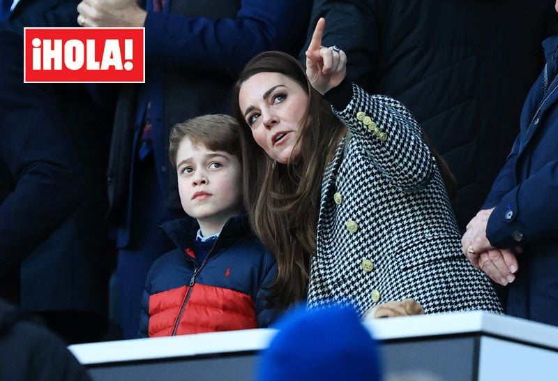 Kate Middleton con el príncipe George