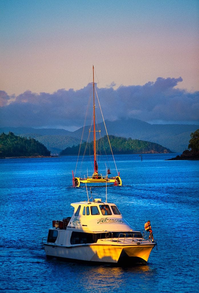 Barco en Airlie Beach, Australia