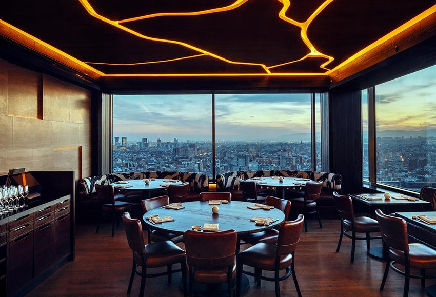 Restaurante del hotel Nobu Barcelona