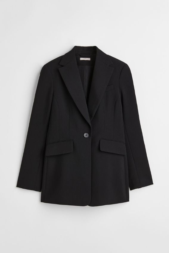 hm blazer negra