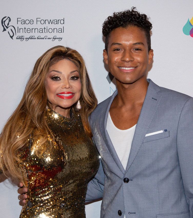 Jaafar y Latoya Jackson, sobrino y hermana de Michael Jackson