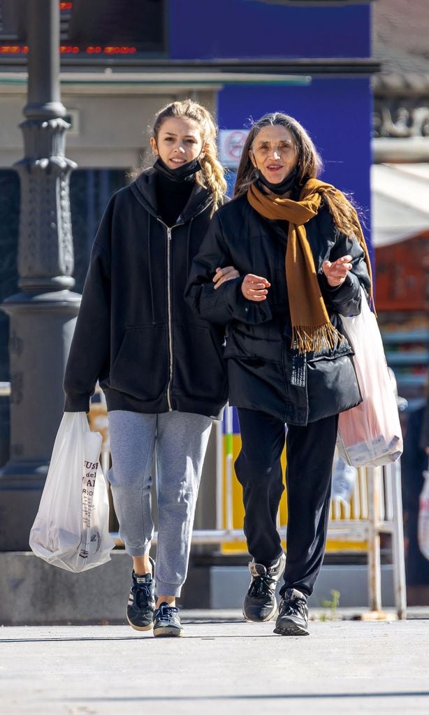 Ángela Molina y su hija, María Isabel.