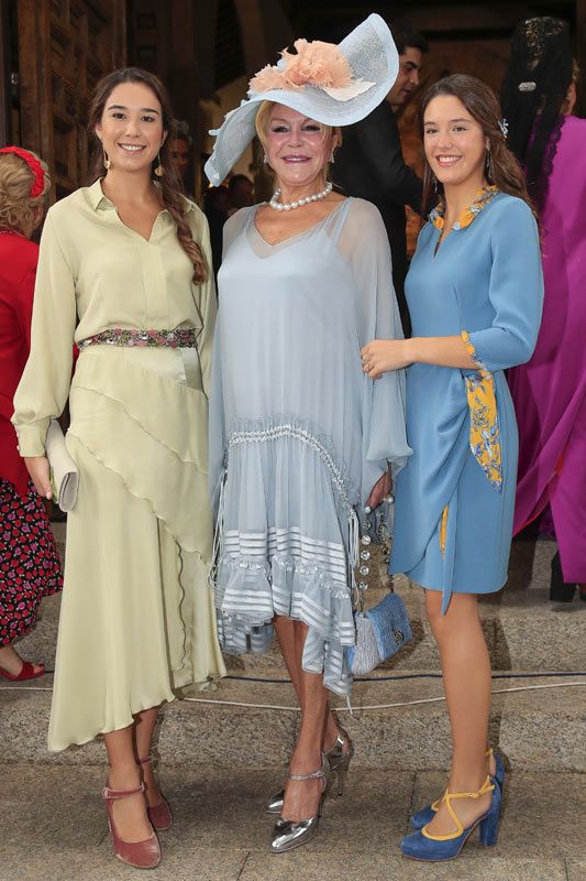 Baronesa Thyssen, en la boda de Irene Michavila