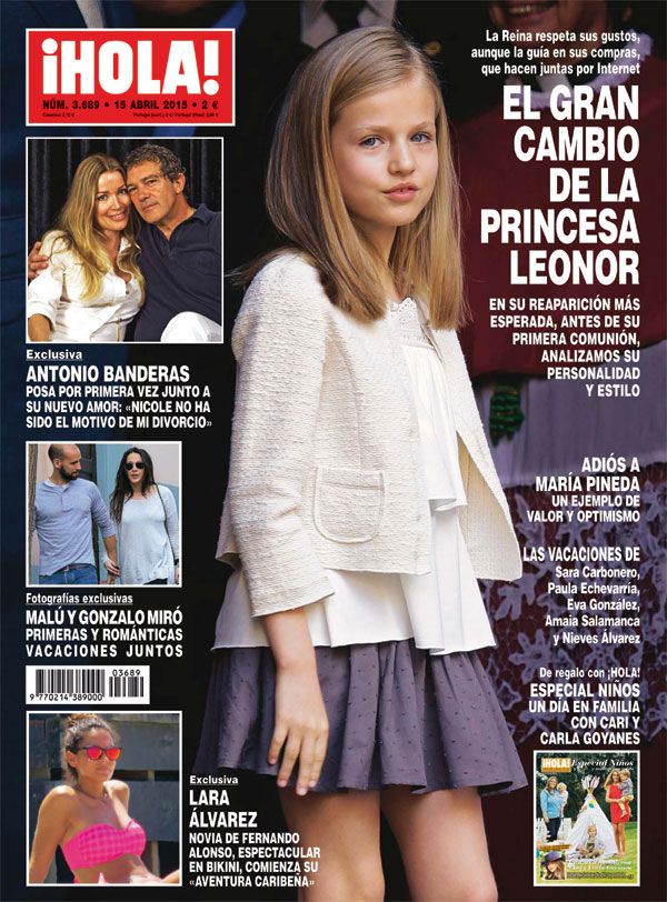 Esta semana la revista ¡HOLA! les ofrece un reportaje sobre el gran cambio de la princesa Leonor
