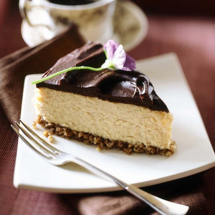 Paso a paso: Tarta de queso con cobertura de chocolate