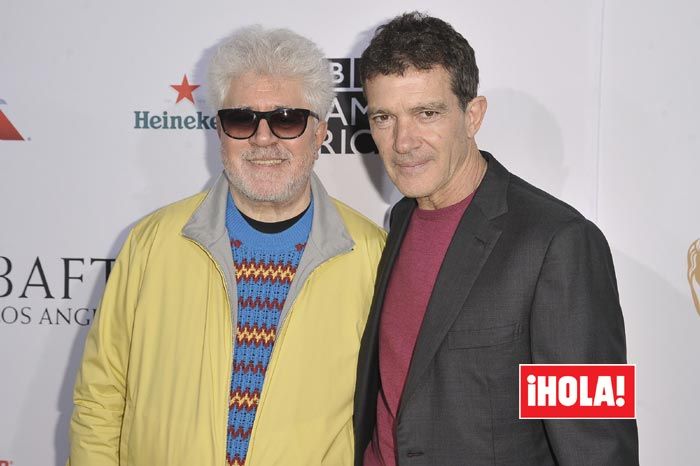 Antonio Banderas y Pedro Almodóvar