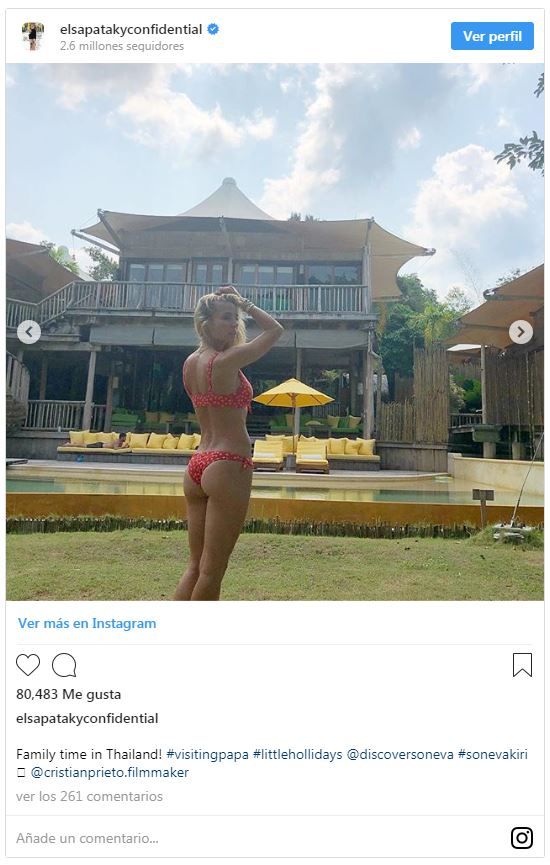 Elsa Pataky en Tailandia