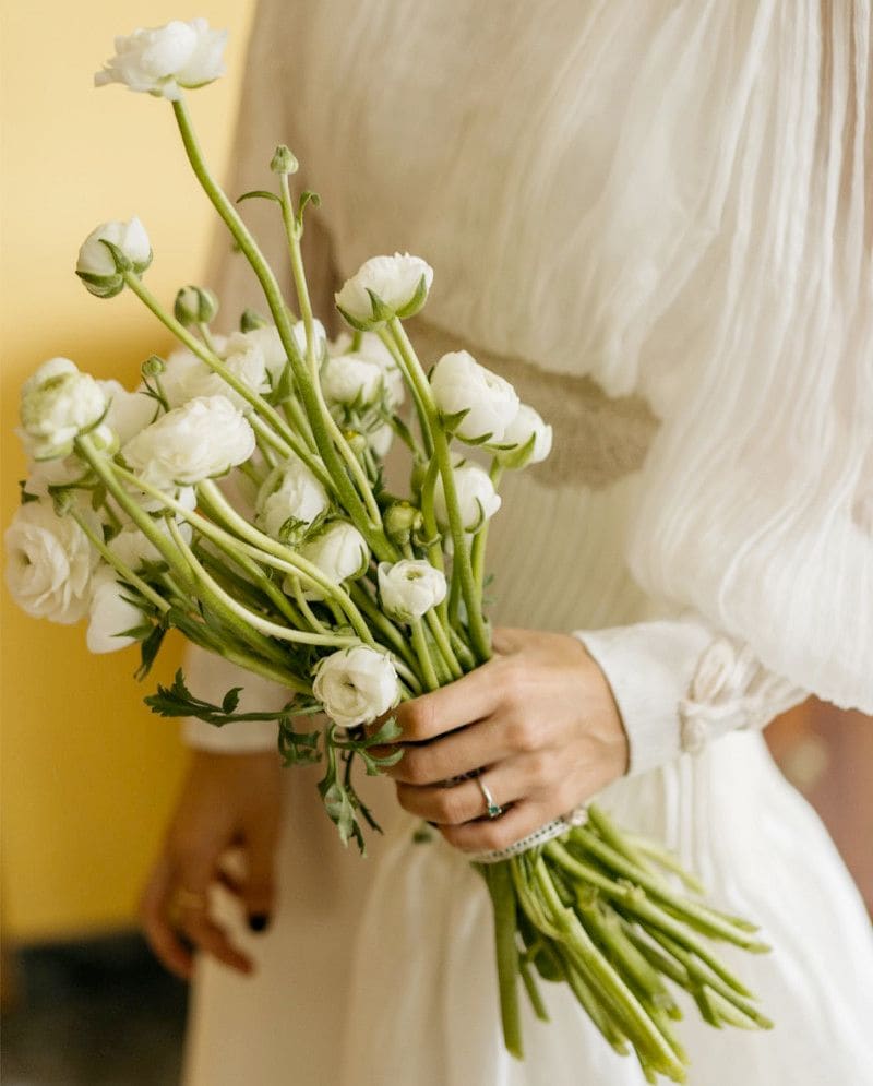 Ramo de novia de ranúnculos