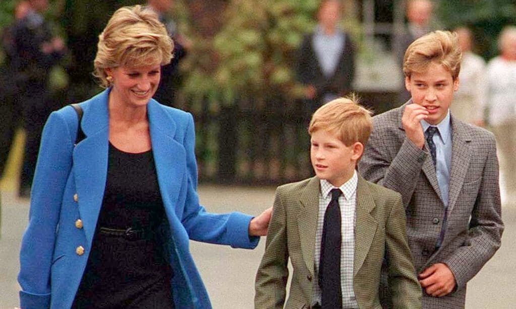 princesa diana y sus hijos