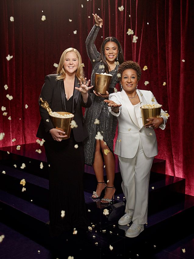 Amy Schumer, Regina Hall y Wanda Sykes, presentadoras de los Oscar