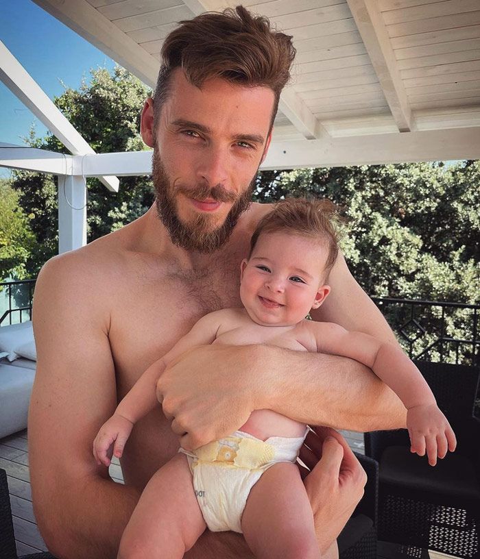 David de Gea y su hija