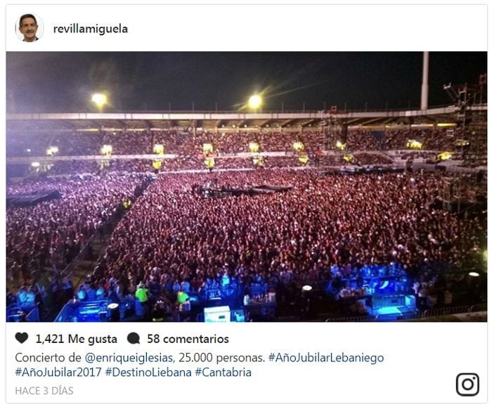 Tamara Falcó responde a Miguel Ángel Revilla tras sus críticas al concierto de su hermano, Enrique Iglesias