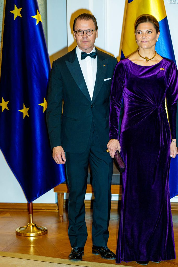 Point de Vue Out Mandatory Credit: Photo by Shutterstock (14802090ak) Crown Princess Victoria, Prince Daniel attending the 25th anniversary celebration of the Nordic embassy complex at Schloss Bellevue in Berlin, Germany. 25th anniversary Nordic embassy complex, Berlin, Germany - 21 Oct 2024