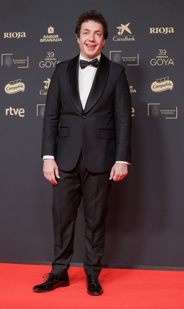 Vito Sanz en la alfombra roja de los premios Goya 2025