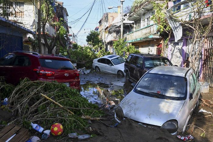 La devastación del huracán Otis