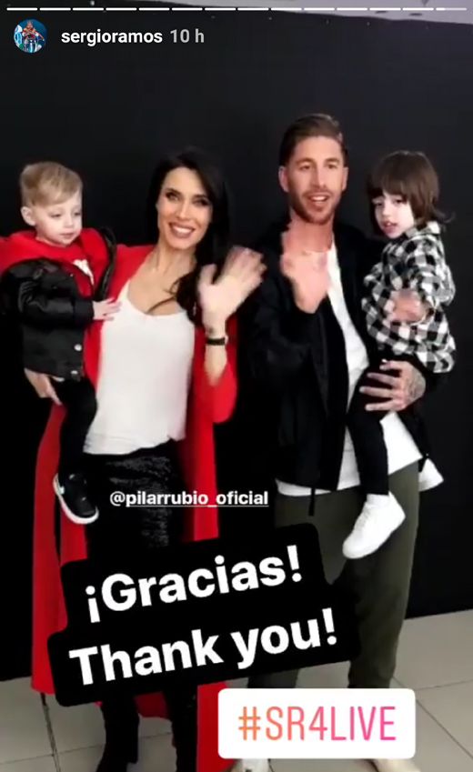 Los hijos de Pilar Rubio y Sergio Ramos, dos peques a la última moda