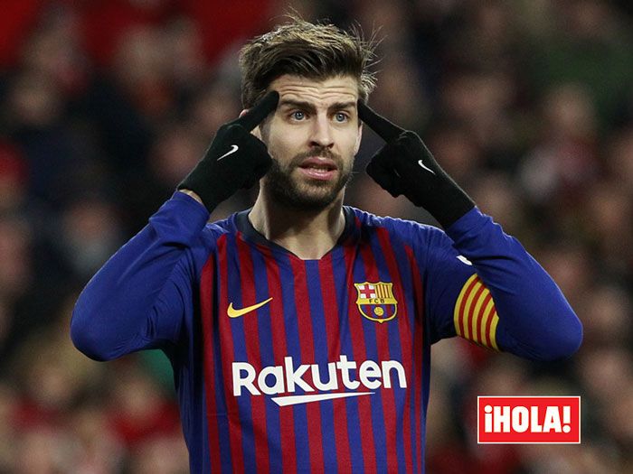 Imagen de Gerad Piqué jugando un partido de futbol 