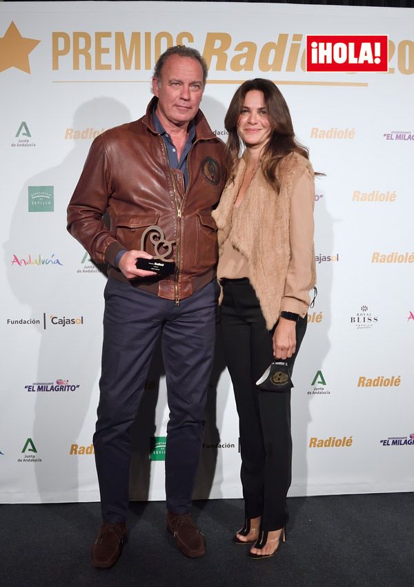 Bertín Osborne y Fabiola Martínez en los premios Radiolé