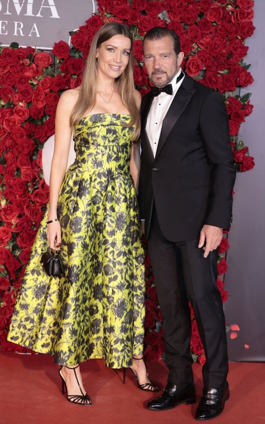 Antonio Banderas y Nicole Kimpel en el estreno de 'El fantasma de la ópera'