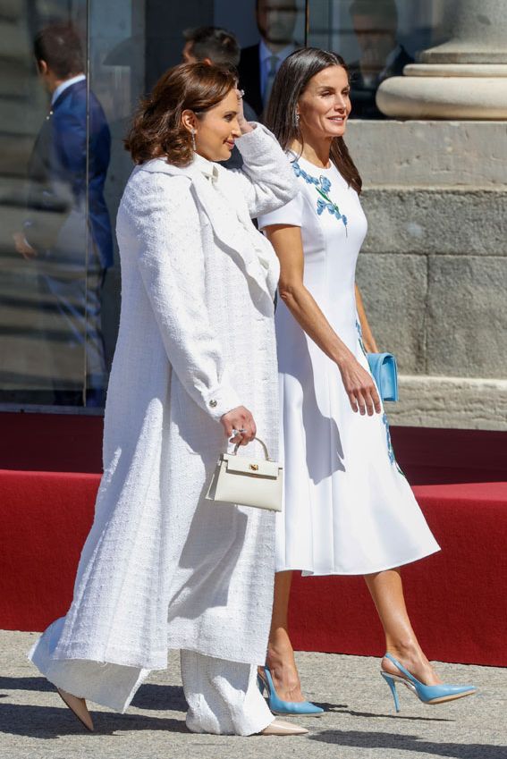 La reina Letizia con la jequesa de Catar, Jawaher