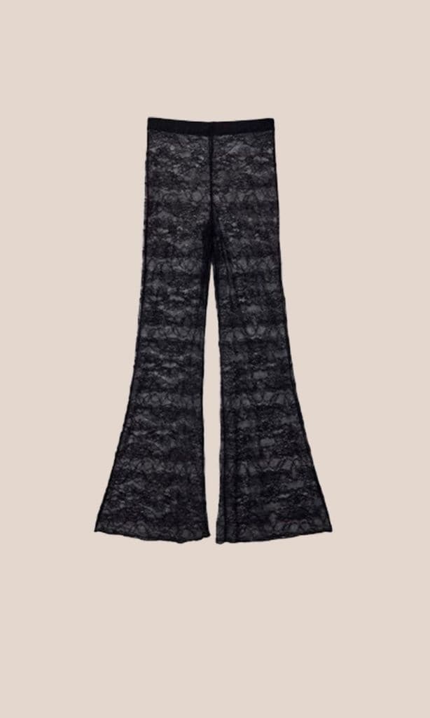 Pantalón de encaje semitransparente (22,99 euros)