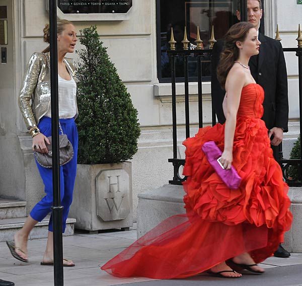 Blake Lively y Leighton Meester en Gossip Girl