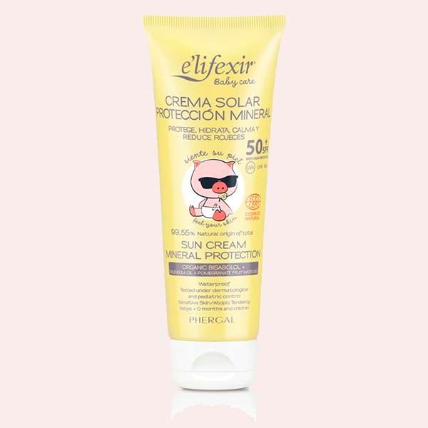 Crema Solar Mineral Protection SPF+50 d E'lifexir