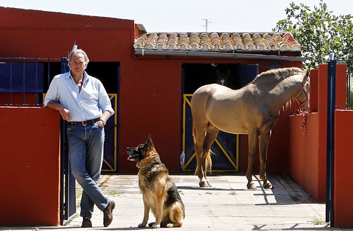 Bertín Osborne en su finca sevillana