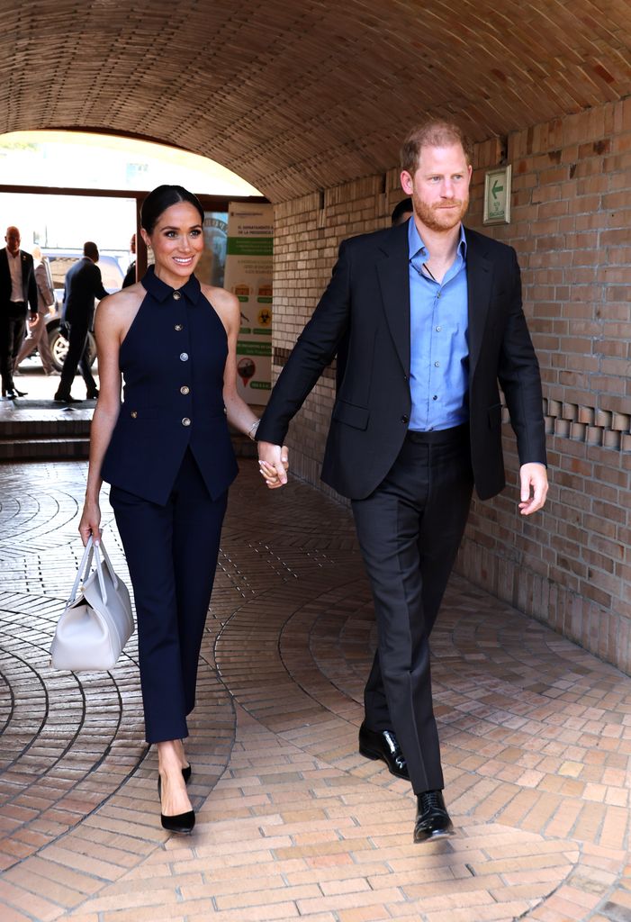 El príncipe Harry y Meghan Markle en su visita a Colombia