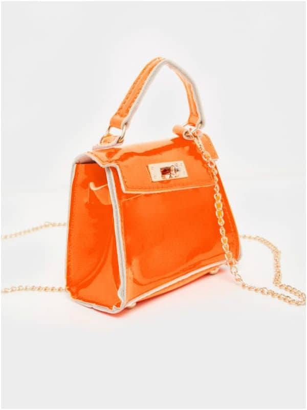 Neon Orange Micro Mini Bag de Pretty Little Thing 