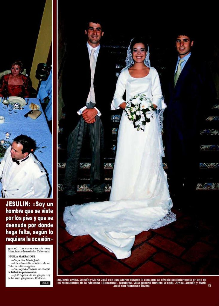 Boda Jesulín de Ubrique y María José Campanario 2002 ¡HOLA!