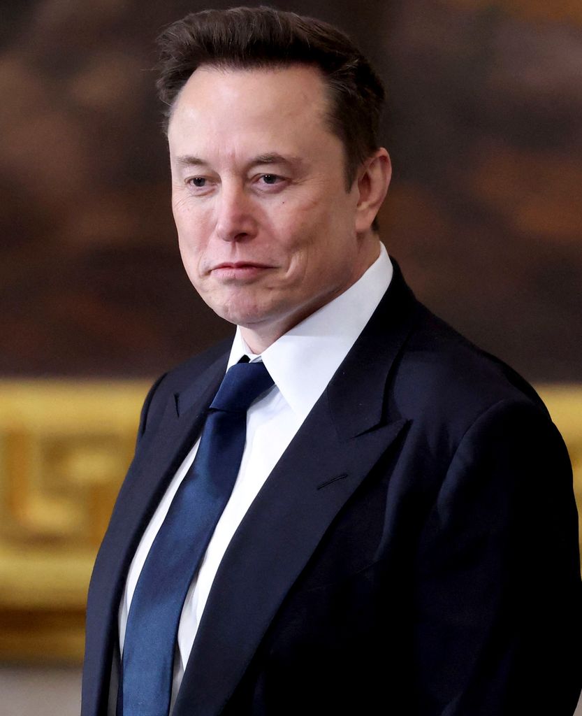 Elon Musk, durante la toma de posesión de Trump