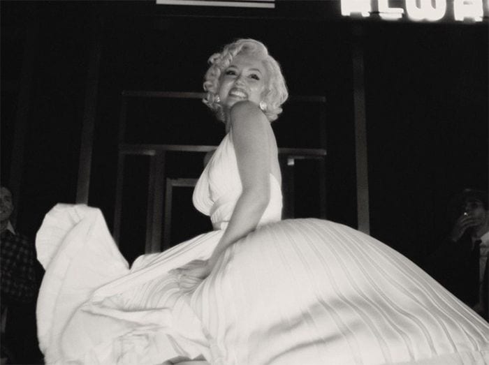 Ana de Armas vestida como Marilyn Monroe