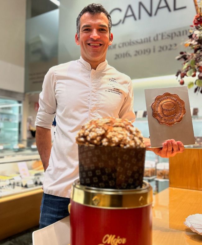 Toni Vera (pastelería Canal), ganador en la categoría de Panettone clásico