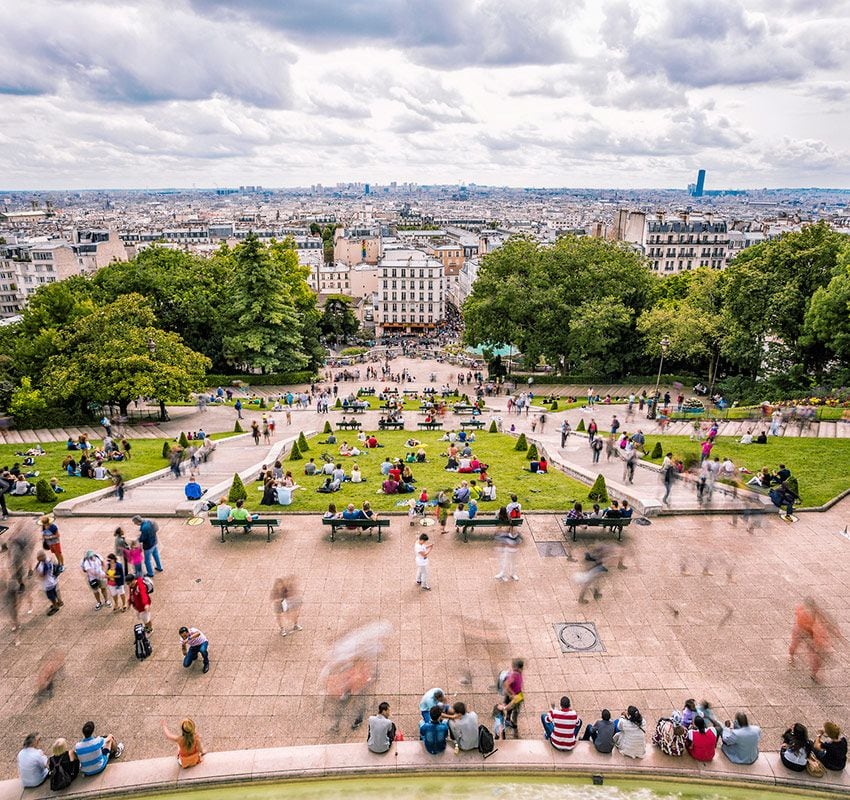 Panoramica de París desde Montmartre