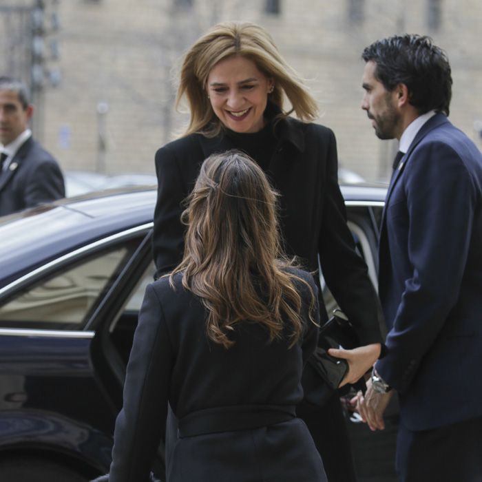 La infanta Cristina en la misa de don Juan de Borbón