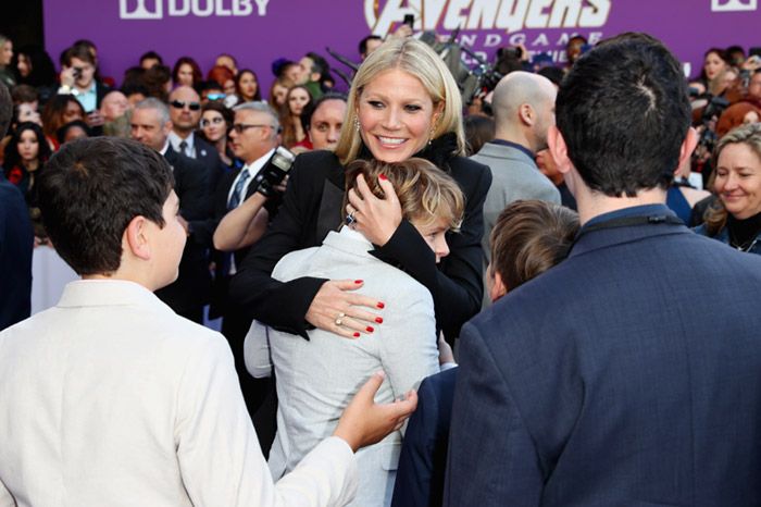 Gwyneth Paltrow y su hijo Moses