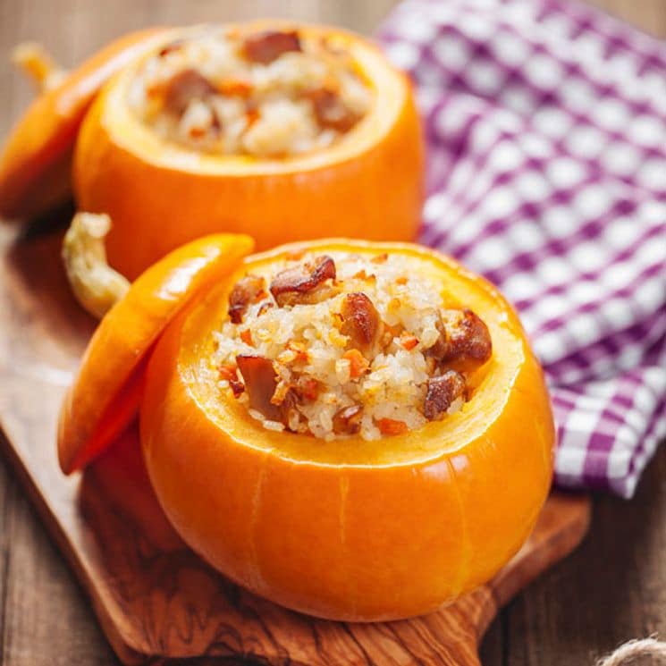 calabaza rellena