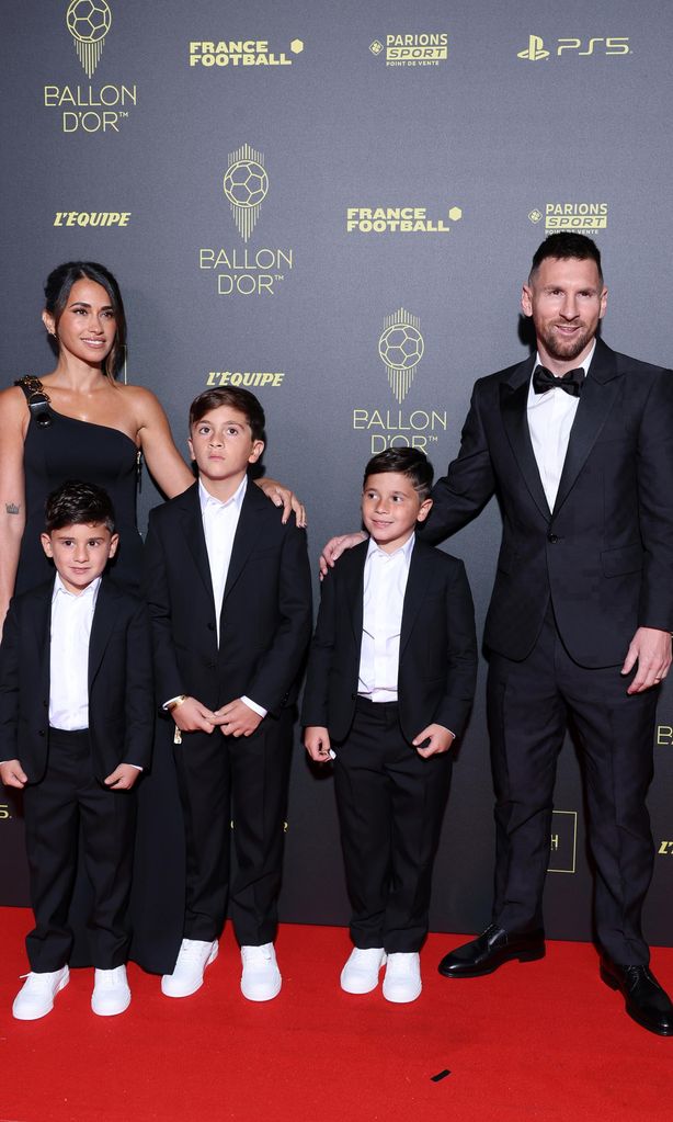 Messi y su familia