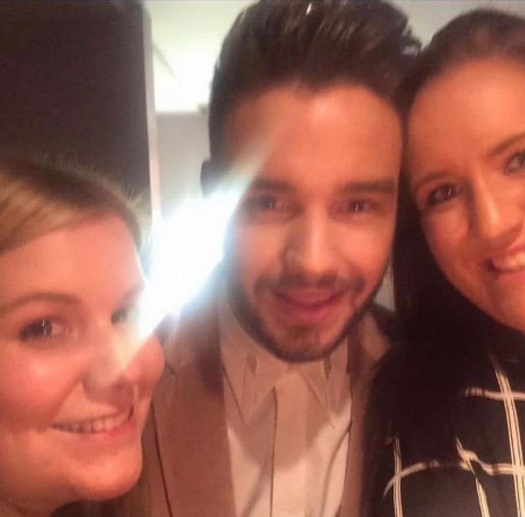 Liam Payne con sus hermanas