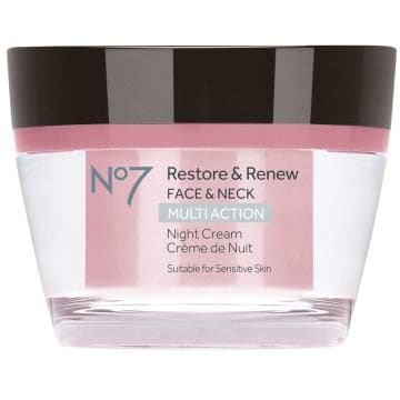 boots no7 restore amp renew face amp neck multi action night cream