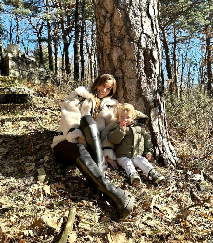 María Pombo y su hijo Martín