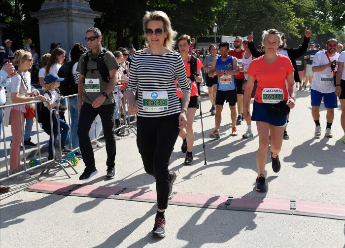 Matilde de los belgas en una carrera