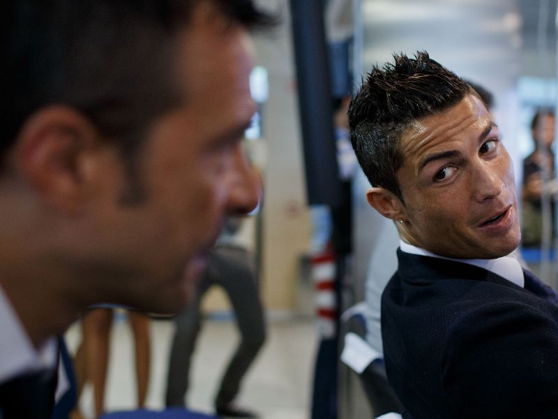 Cristiano Ronaldo y Jorge Mendes