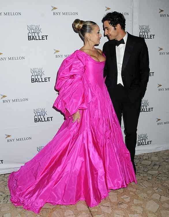 Sarah Jessica Parker y el diseñador de moda Zac Posen