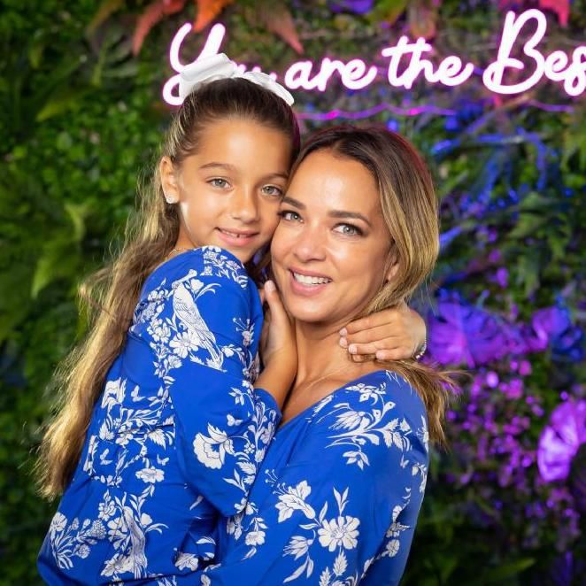 Adamari López and Alaïa invite families to follow a healthy lifestyle