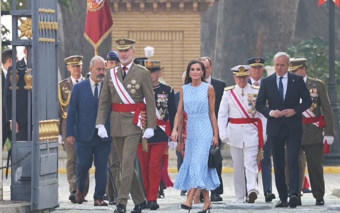 Jura de bandera de Leonor en Zaragoza