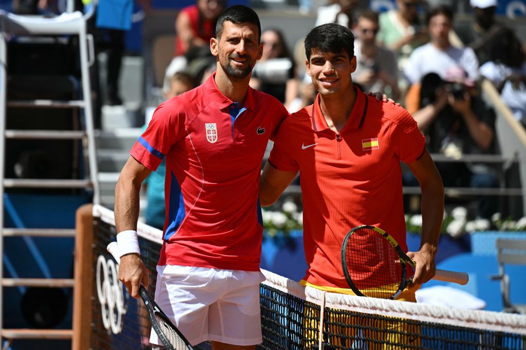 Carlos Alcaraz y Djokovic. Final tenis masculino. Juegos Olímpicos 2024