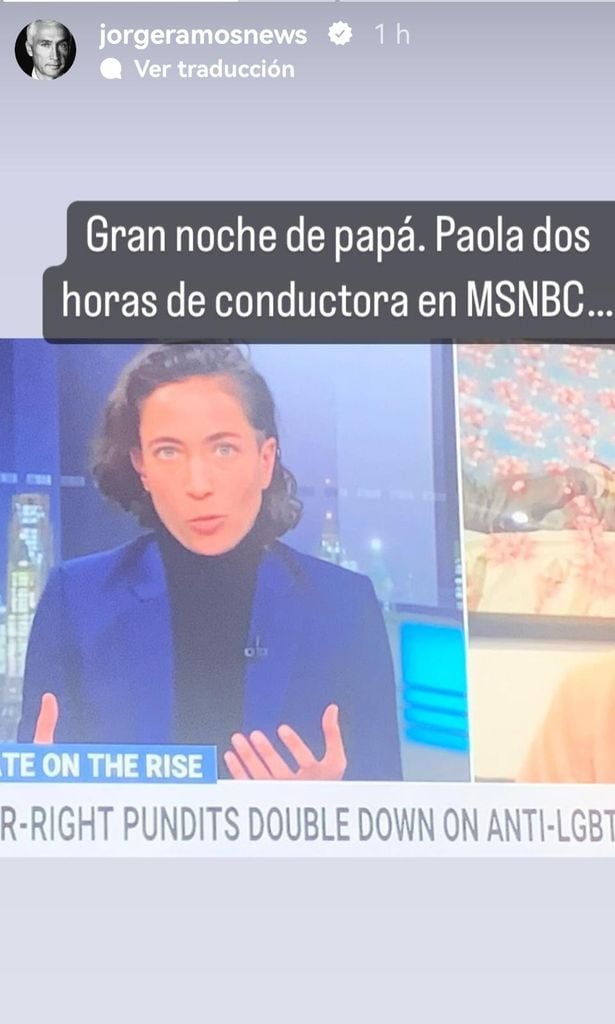 Hija de Jorge Ramos