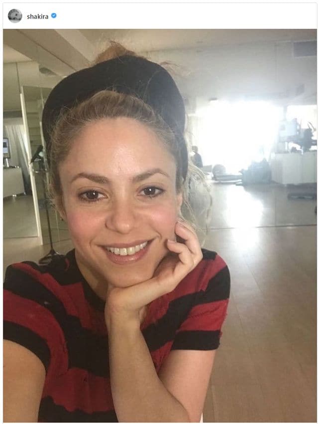 shakira sin maquillaje